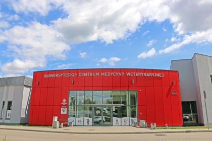 Uniwersyteckie Centrum Medycyny Weterynaryjnej na kampusie głównym Uniwersytetu Przyrodniczego w Poznaniu