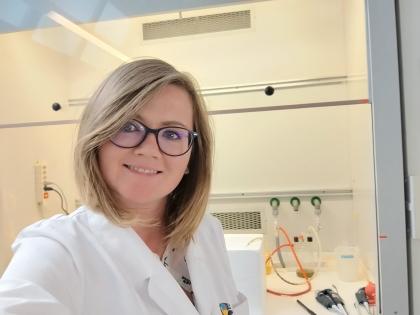 Autorka podczas stażu naukowego 