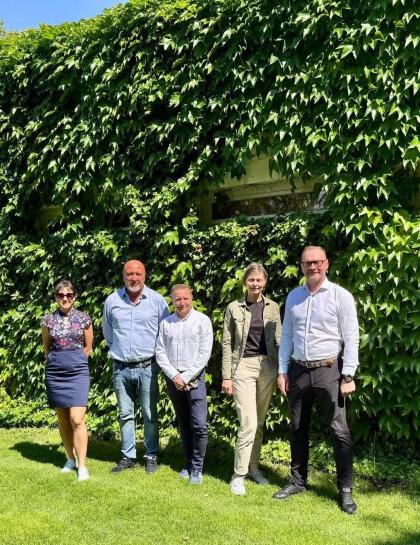 Autor podczas wizyty studyjnej 