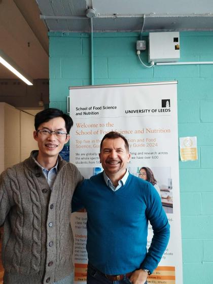 Autor podczas wizyty studyjnej 