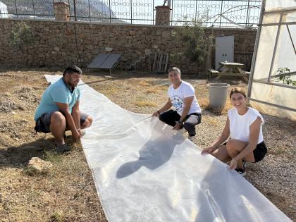 Autorka podczas odbywania stażu naukowego