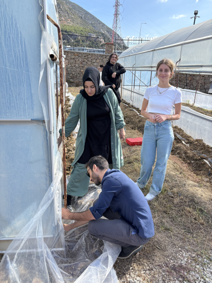 Autorka podczas odbywania stażu naukowego