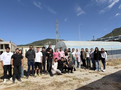 Autorka podczas odbywania stażu naukowego