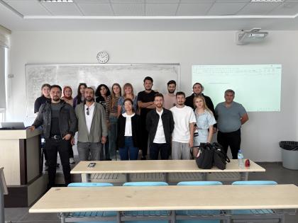 Autorka podczas odbywania stażu naukowego