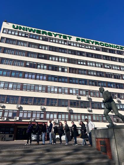 Studenci z Japonii na kampusie UPP