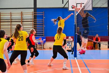 siatkarki podczas meczu