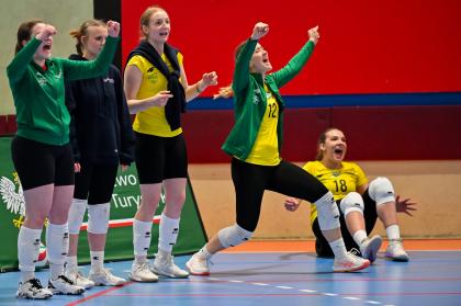 siatkarki podczas meczu