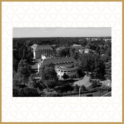 Kolegium Cieszkowskich z lotu ptaka współcześnie