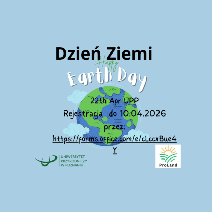 Grafika - dzień ziemi na UPP