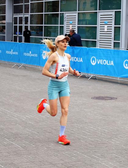 Naukowczyni UPP podczas 18. PKO Poznań półmaraton