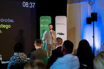 uczestnicy wydarzenia: DemoDay #3 w ramach projektu „Laboratorium Innowatora – Strefa Kreatywnych Pomysłów”