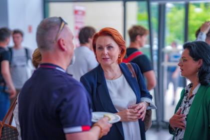 Uczestnicy wydarzenia Mokradła dla klimatu i bioróżnorodności „ENEA dla mokradeł”