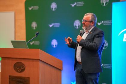 Uczestnicy wydarzenia Mokradła dla klimatu i bioróżnorodności „ENEA dla mokradeł”