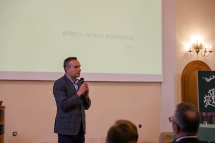Uczestnicy debaty o przyszłości Golęcina na UPP