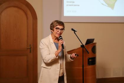 Uczestnicy debaty o przyszłości Golęcina na UPP